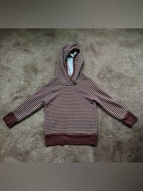 Childhoods Clothing Striped Brown Raglan Sweatshirt